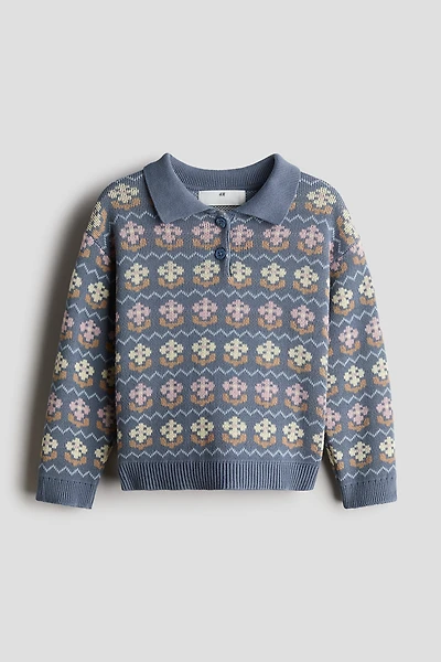 Chandail en coton à motif