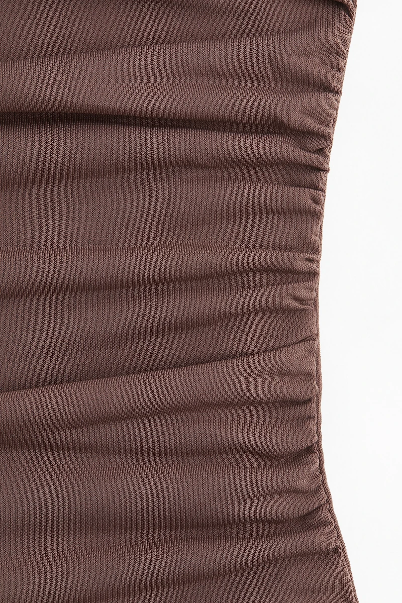 Draped Cap-Sleeved Top