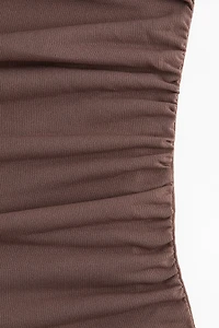 Draped Cap-Sleeved Top