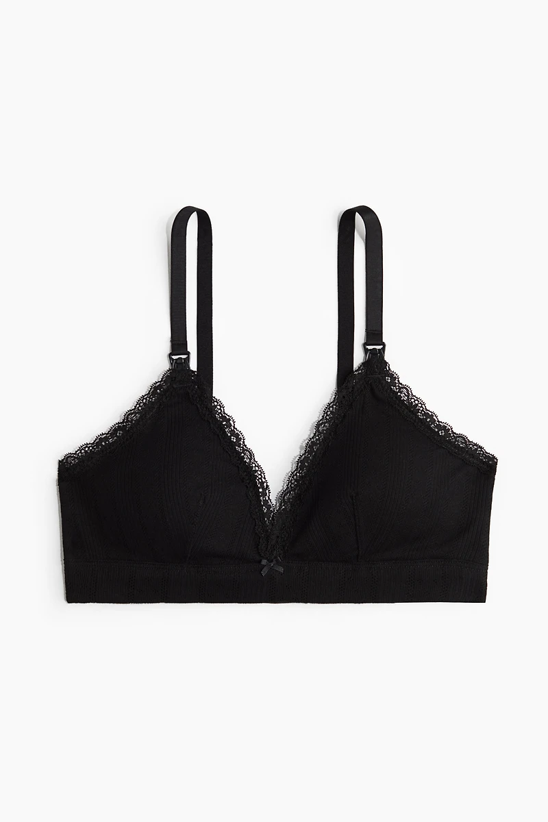 Soutien-gorge d'allaitement MAMA en pointelle
