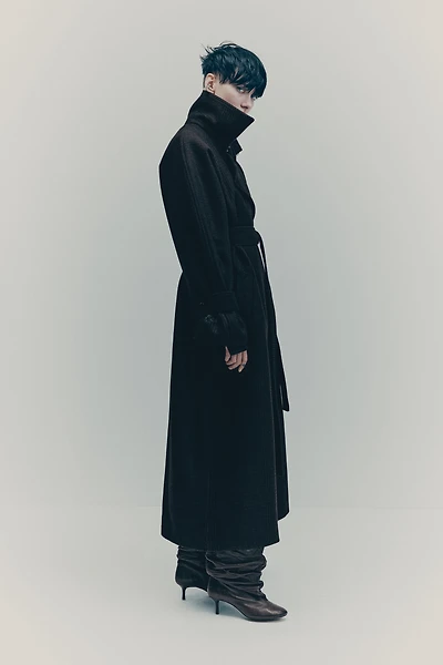 Wool-Blend Coat