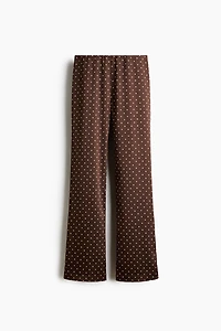 Satin Pull-On Pants