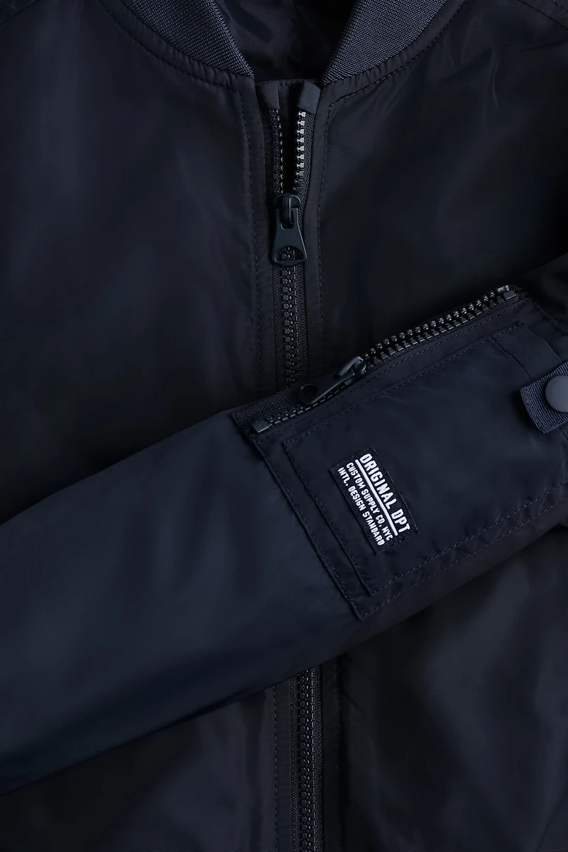 Padded bomber jacket