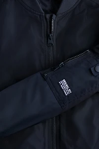 Padded bomber jacket