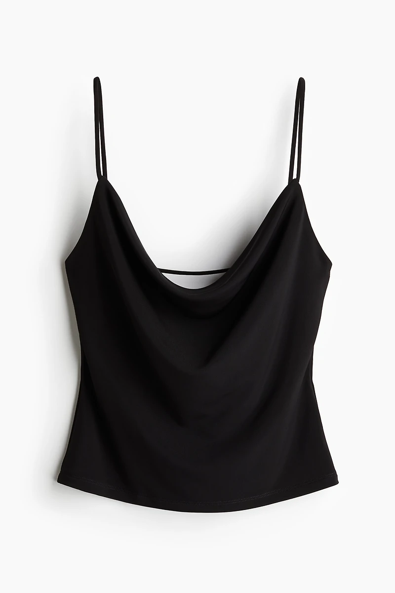 Cowl-neck Camisole Top