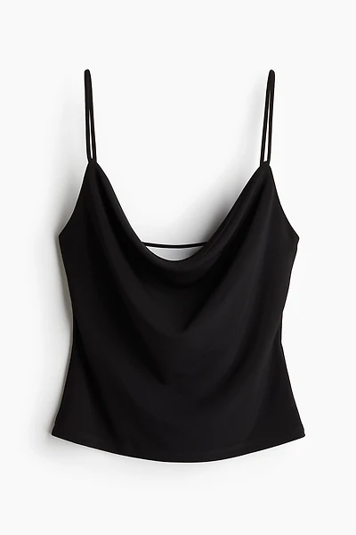 Cowl-neck Camisole Top