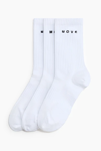 Lot de 3 paires chaussettes sport DryMove🅪