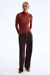 Viscose Turtleneck Top