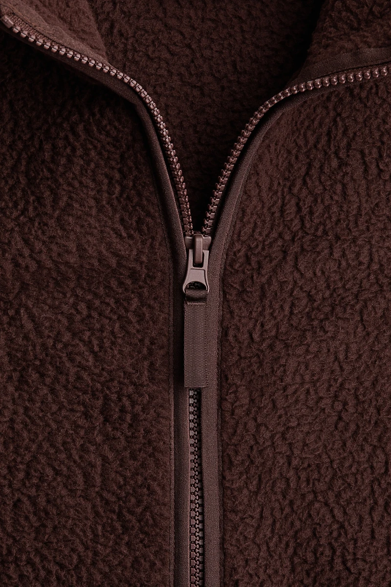 Regular-Fit Teddy Fleece Sports Vest