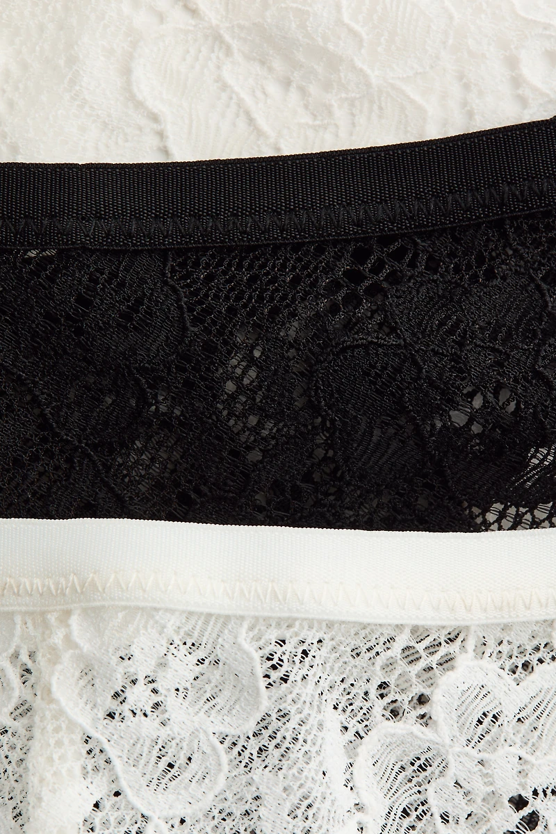 3-pack Lace Thong Briefs