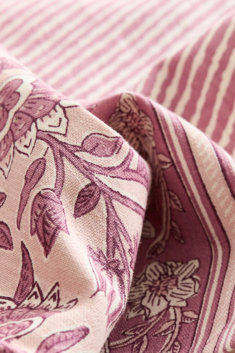 Patterned Cotton Tablecloth