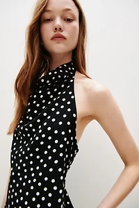 Haut à dos nu en viscose