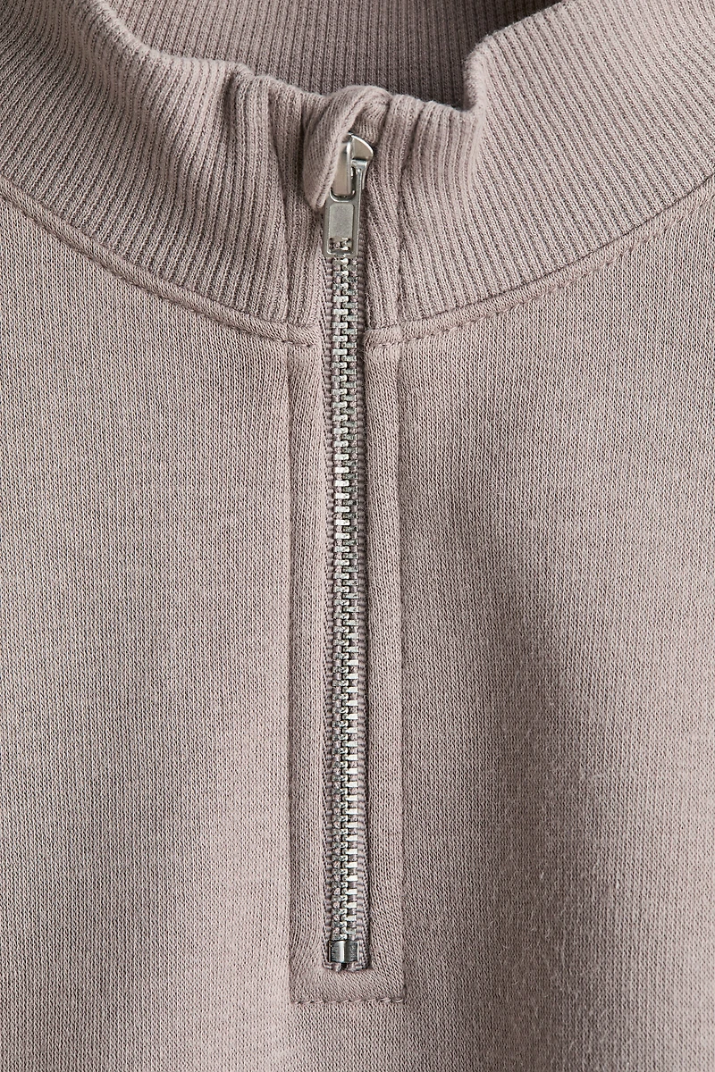 Chandail à col fermeture éclair