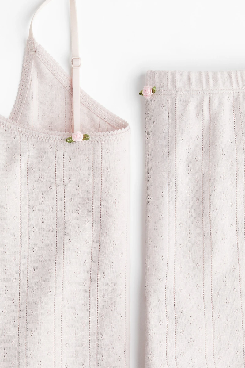 Cotton Pointelle Pajamas