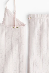 Cotton Pointelle Pajamas