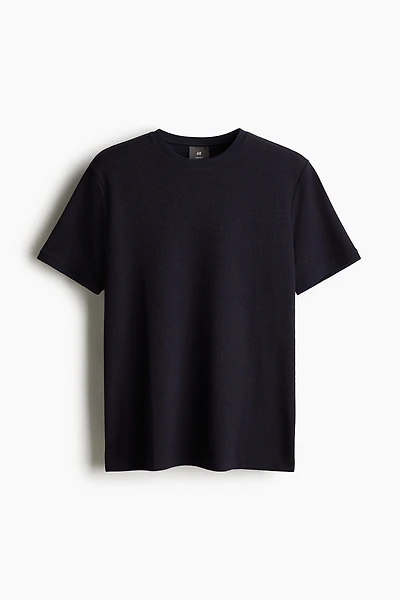 Regular Fit Textured T-shirt