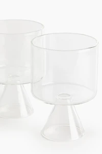 2-Pack Mouth-Blown Beverage Glasses