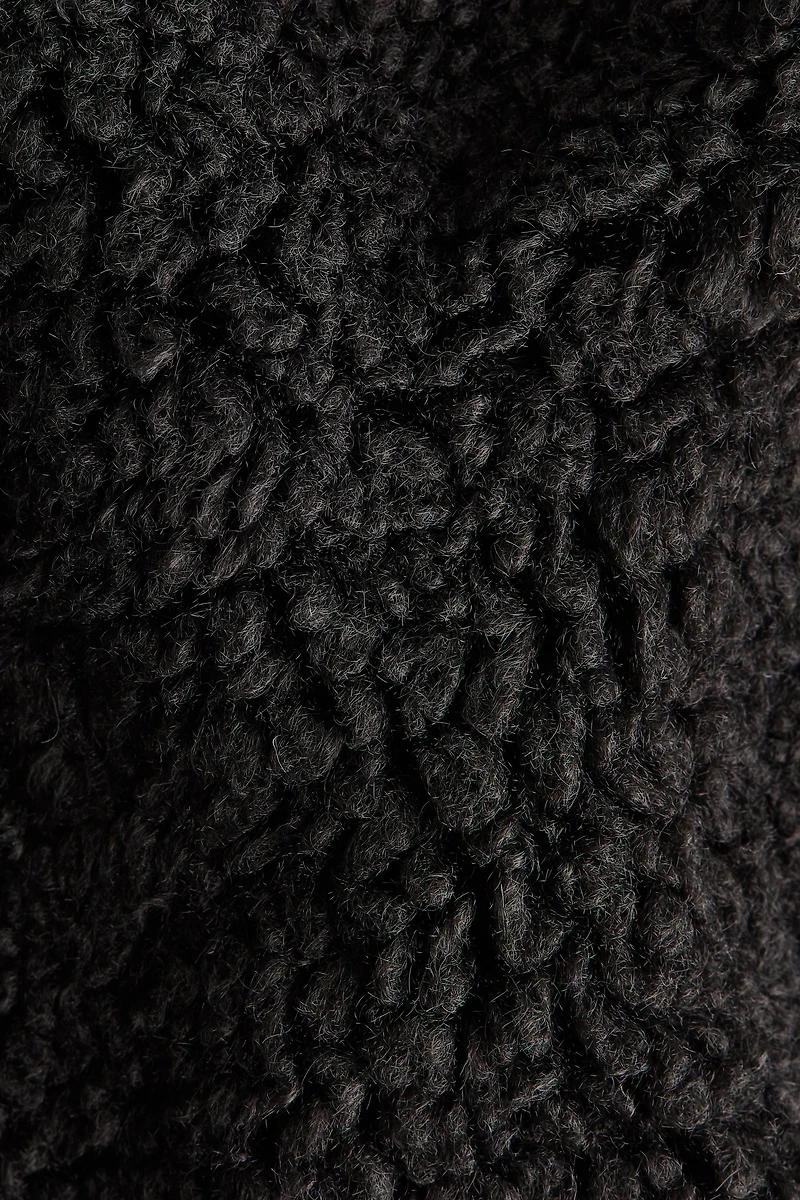 Teddy Fleece Jacket with Collar