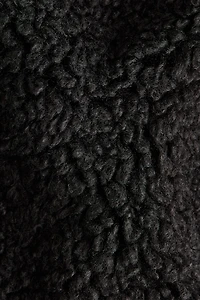 Teddy Fleece Jacket with Collar