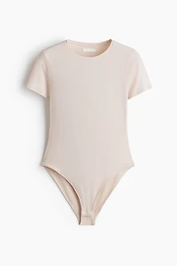 Short-Sleeved Microfiber Bodysuit