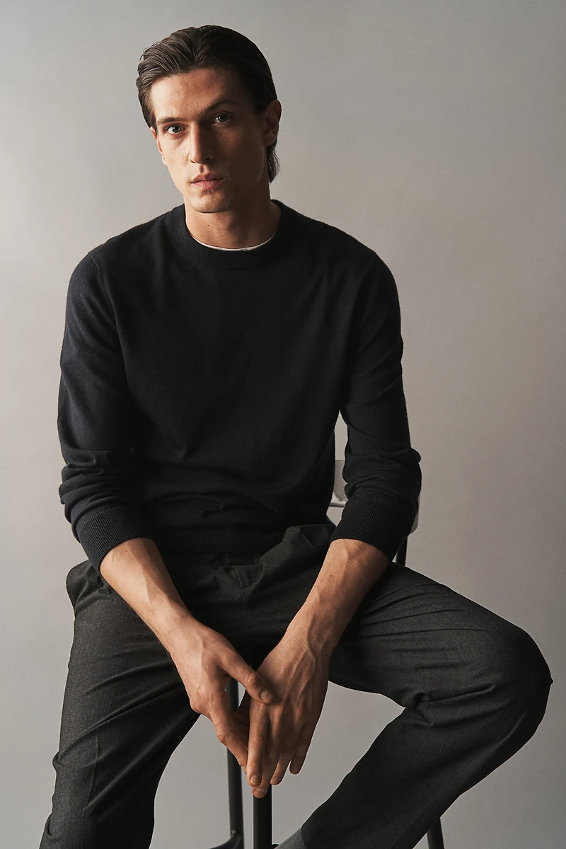 Slim Fit Wool Sweater