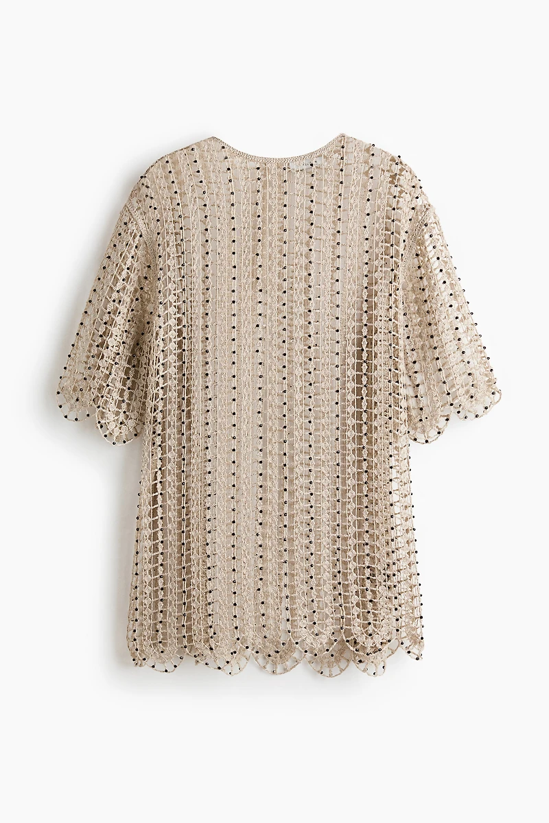 Crochet-Look Top
