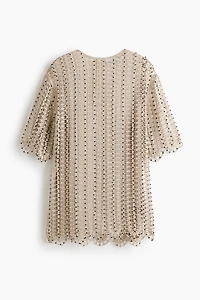 Crochet-Look Top