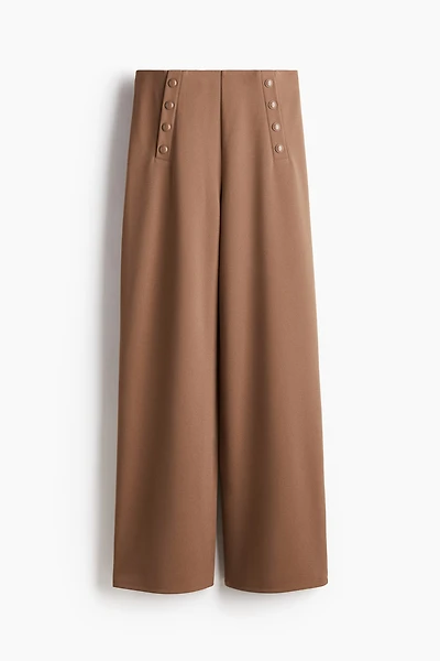 Button-front Pants