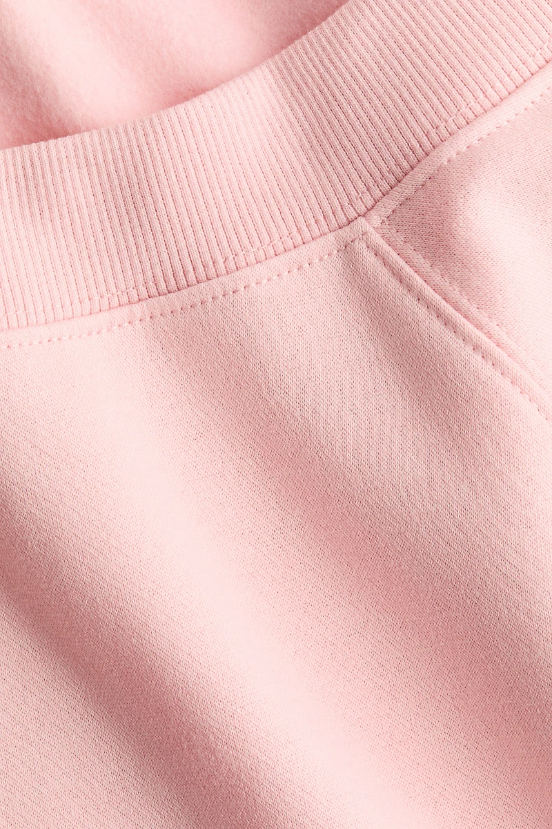 Off-the-Shoulder Sweatshirt
