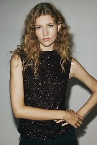 Haut à sequins