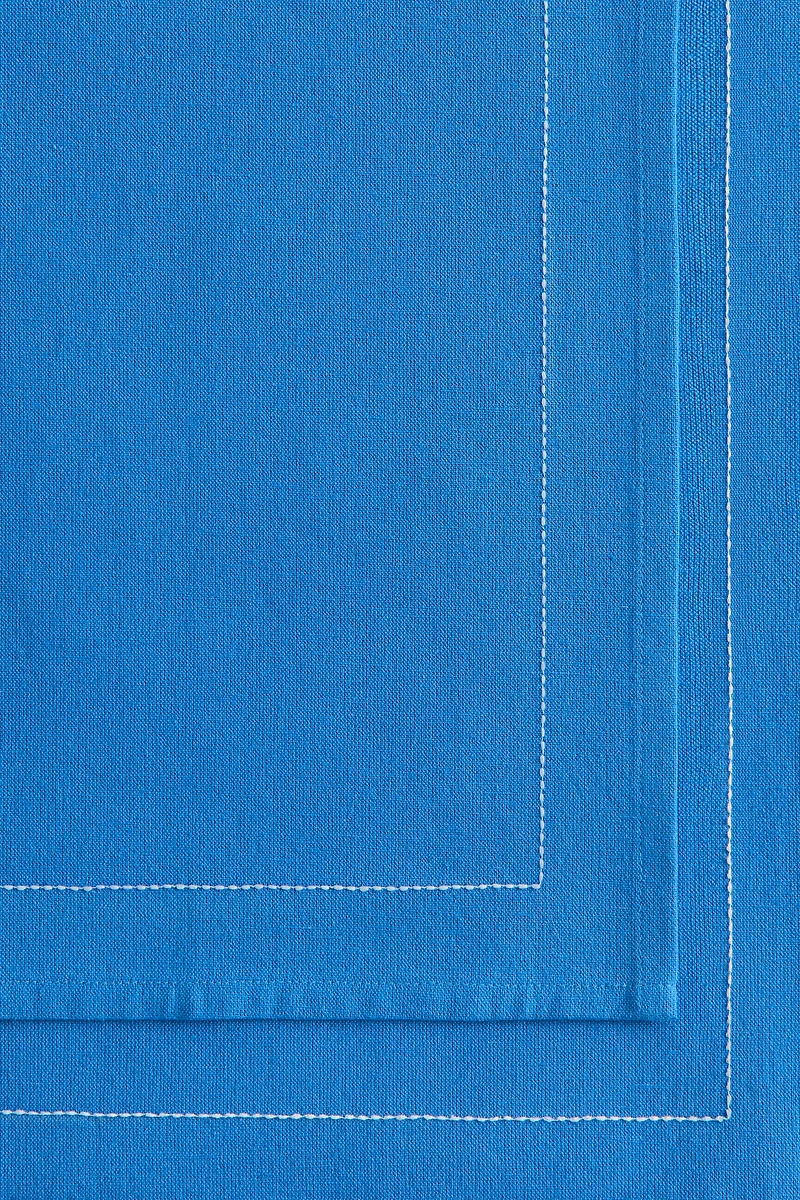 Embroidered-Motif Linen-Blend Table Runner