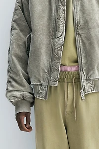 Pantalon de survêtement délavé décontracté