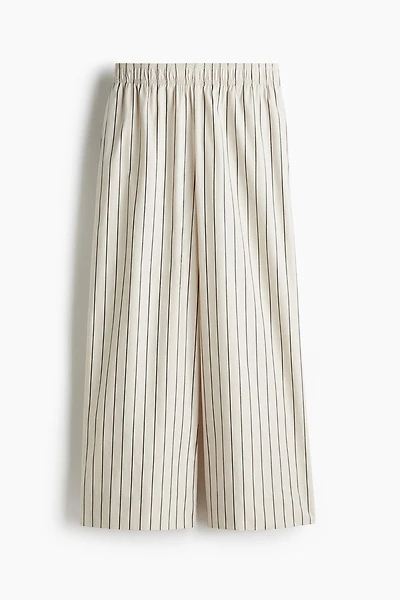 Ankle-Length Cotton Pants