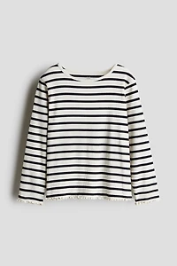 Long-sleeved Jersey Top