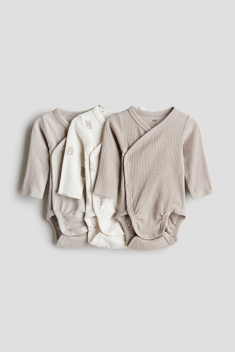3-pack Wrapover Bodysuits