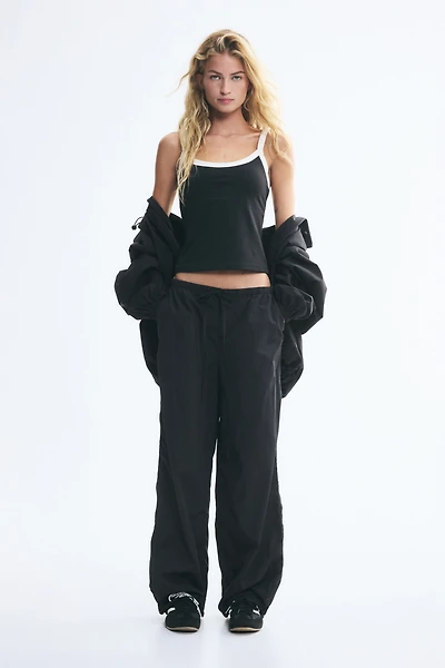 Nylon Parachute Pants