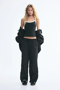 Nylon Parachute Pants