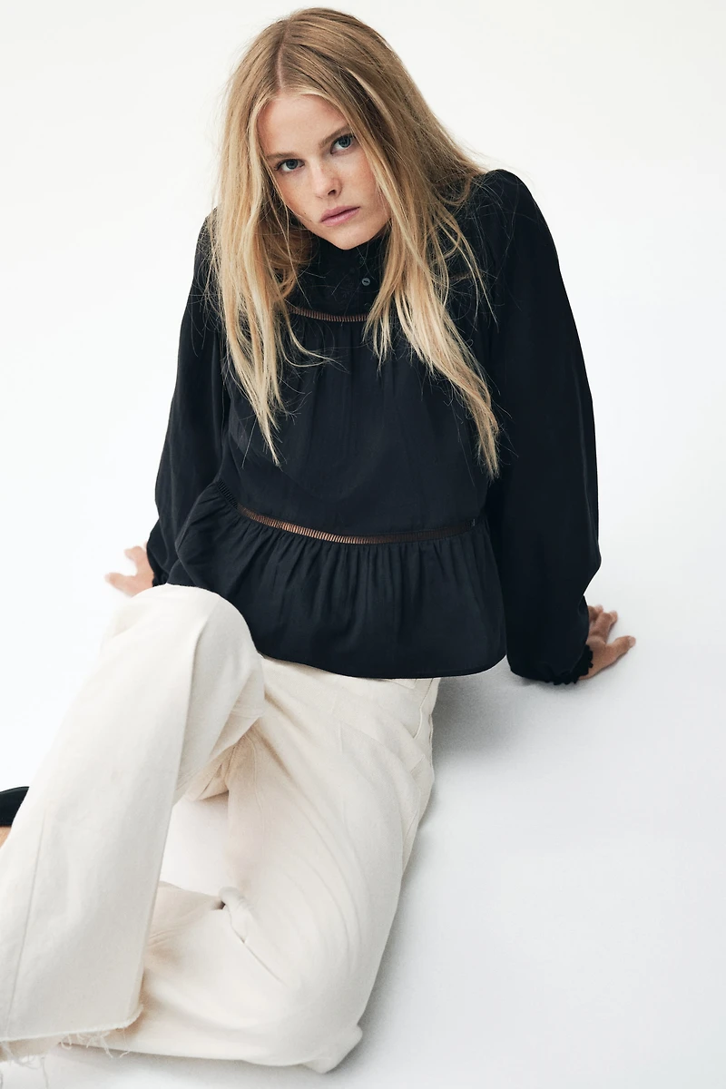 Embroidered Cotton Blouse