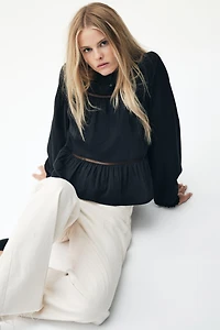 Embroidered Cotton Blouse