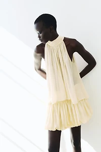 Sleeveless Cupro-Blend Top