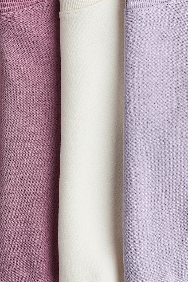 3-pack Brushed-Inside Sweatshirts