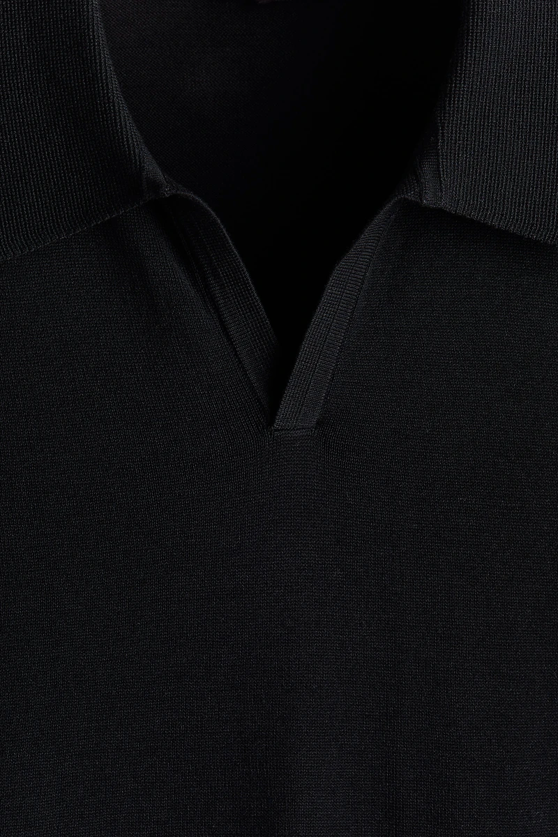 Regular-Fit Silk-Blend Polo Shirt