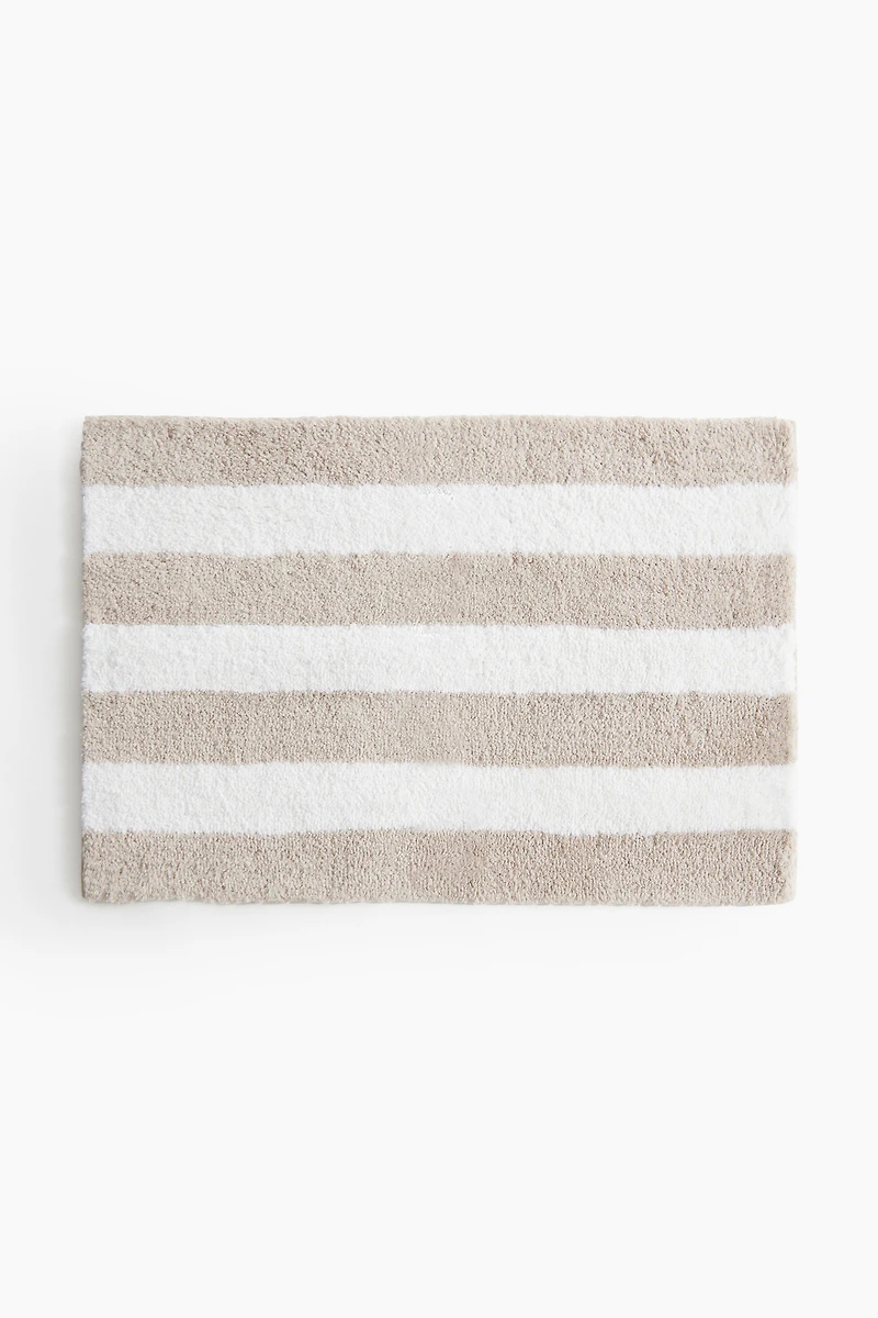 Tapis de bain en coton mélangé