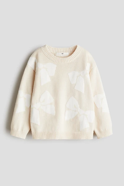Pull en maille de coton jacquard