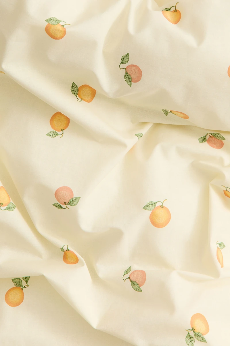 Printed Cotton Duvet Cover Set