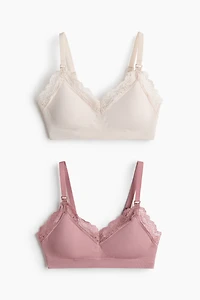 MAMA 2-Pack Padded Nursing Bras