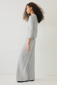 Waffled Drawstring Pants
