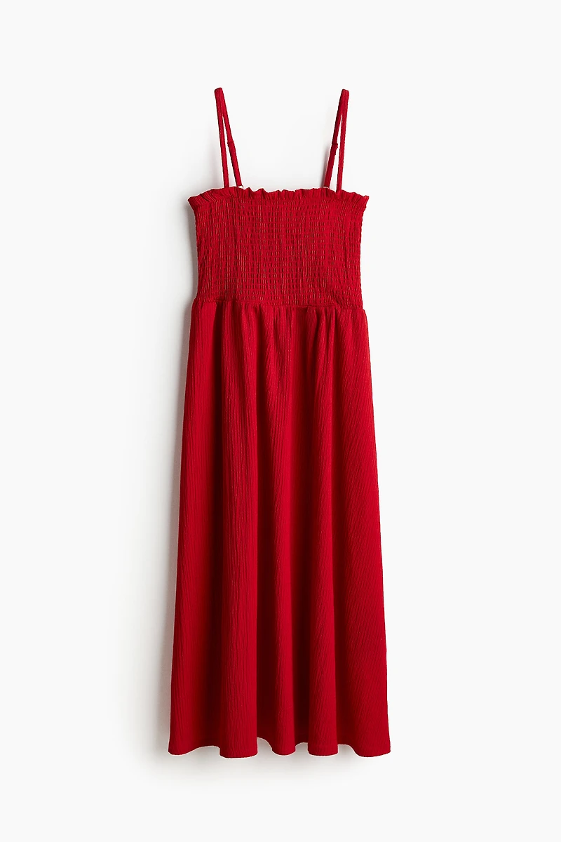 Smocked-bodice Dress