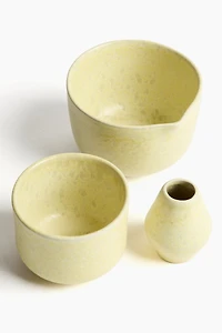 Service à matcha en grès cérame