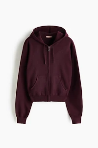 Veste à capuche en tricot fin fermeture éclair